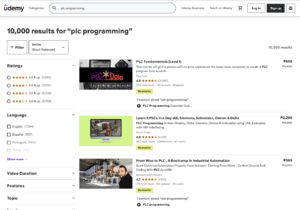 Online PLC Programming Courses in Udemy